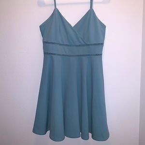 Francesca’s Ladder Trim Flare Dress